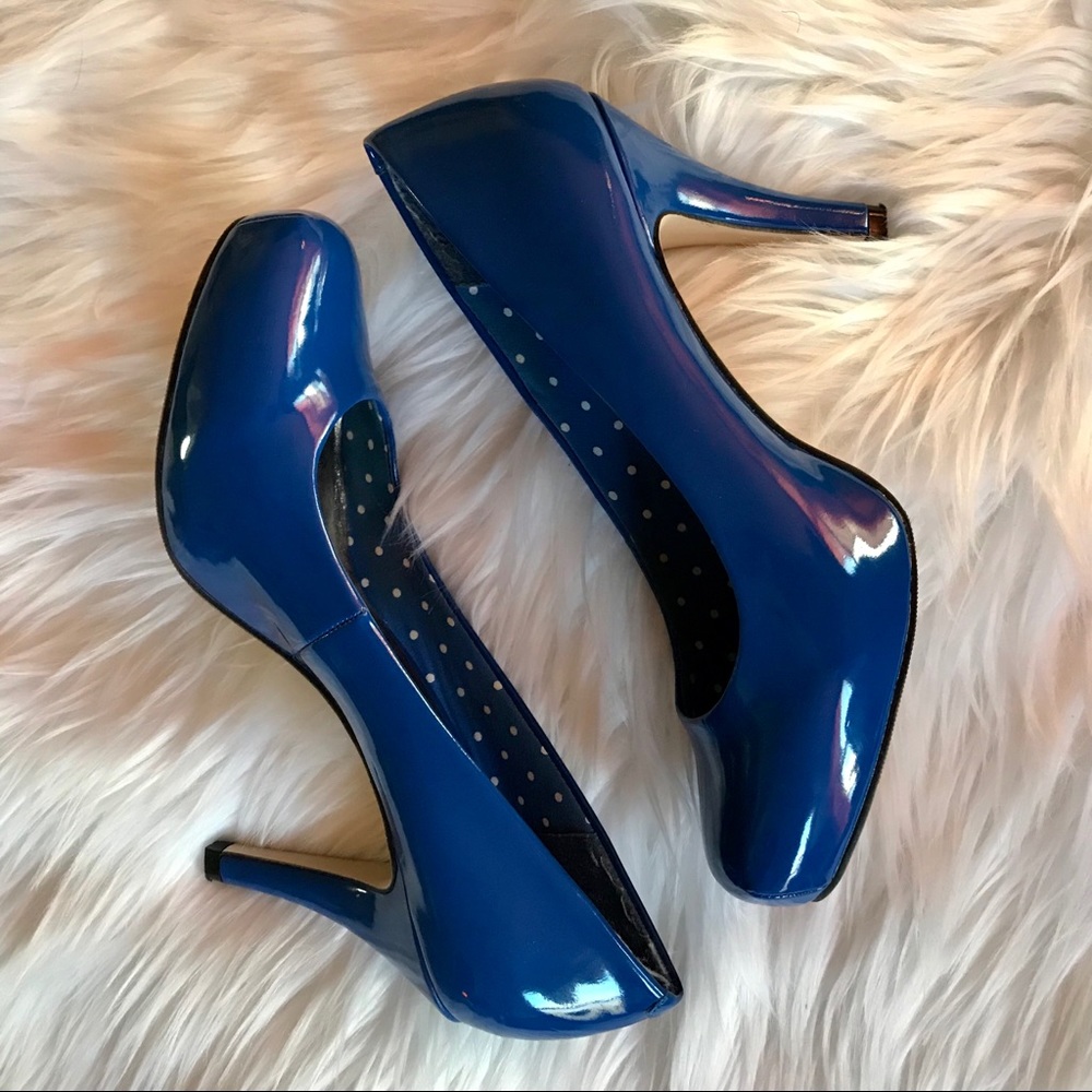 Madden Girl Getta Pumps-Blue